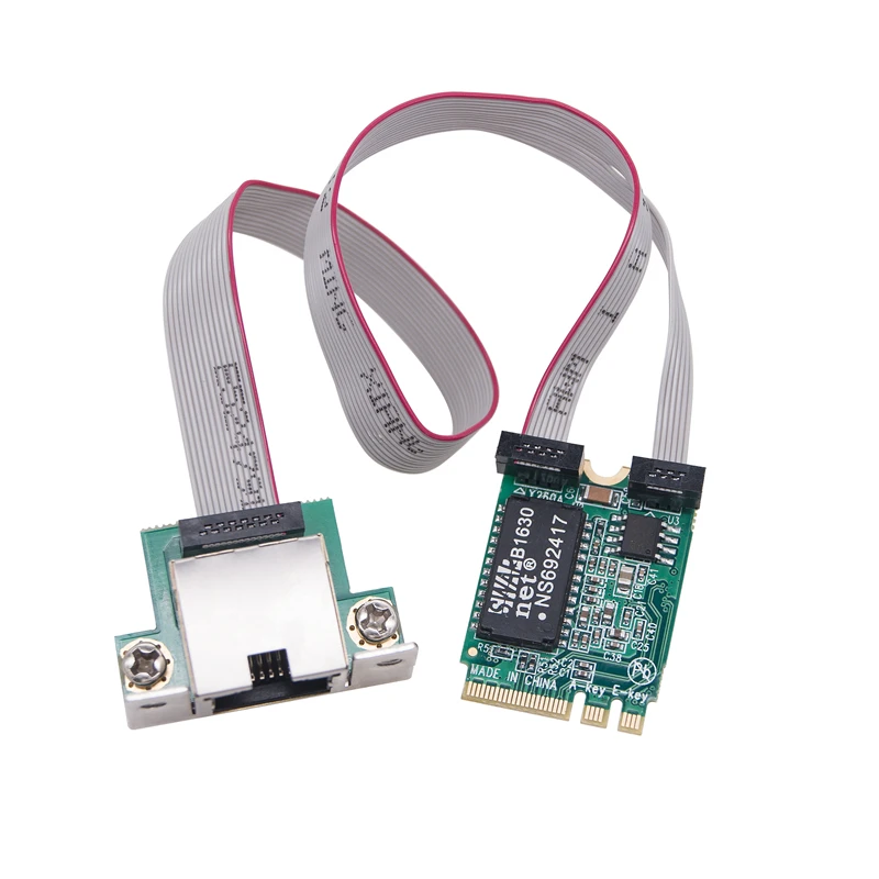 데스크탑 PC용 단일 전기 포트 네트워크 카드, M.2 A + E/Mini PCI Express 기가비트 이더넷 네트워크 어댑터, I210AT 칩, 1G RJ45