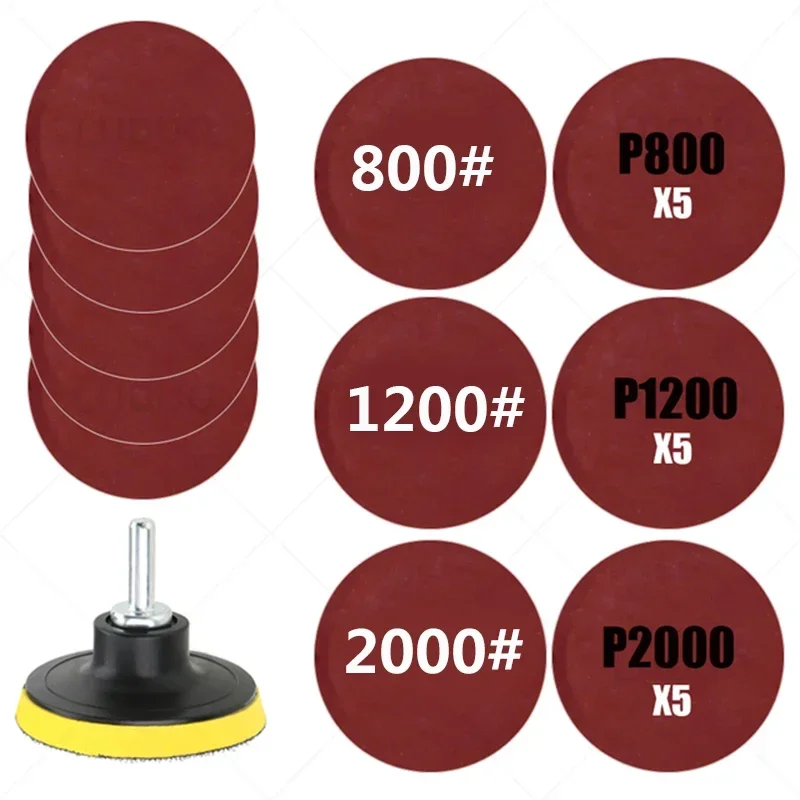 Comprehensive Car Headlight Restoration Sanding Kit with Polishing Discs