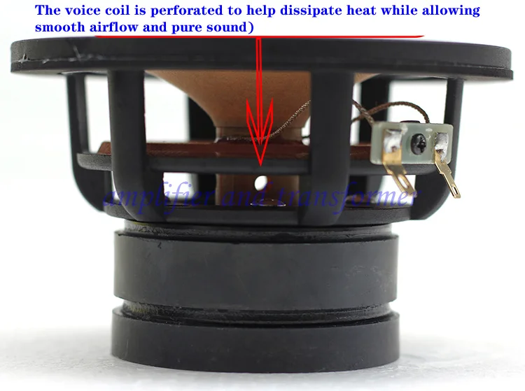 풀 레인지 스피커, 전력: 20W-40W, 임피던스: 4Ω/8Ω, 감도: 93dB, 5W 진공관 전력 증폭기에 적합, 4 인치