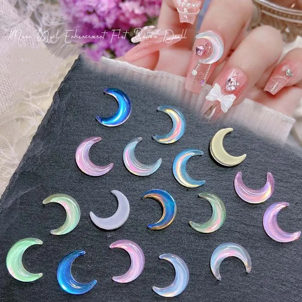 

Nail Ornament Manicure Accessories Crystal Moon Nail Rhinestones Aurora Nail Art Drills Nail Jewelry Moon Nail Decorations