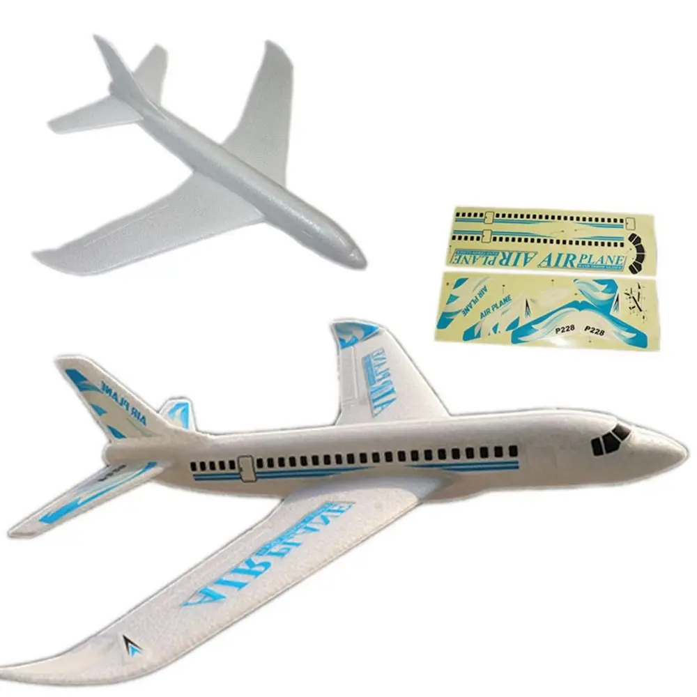 New 49*45cm Foam Glider Airplane Large 2 Colors Outdoor Toy Flying Toy Outdoor Hand Throwing Toys 2