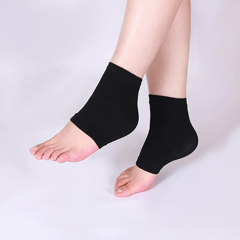 2PCS Gel Moisturizing Heel Socks Spa Sock For Foot Care Gel Heel Socks For Dry Cracked Dry Feet Skin Repair Tools