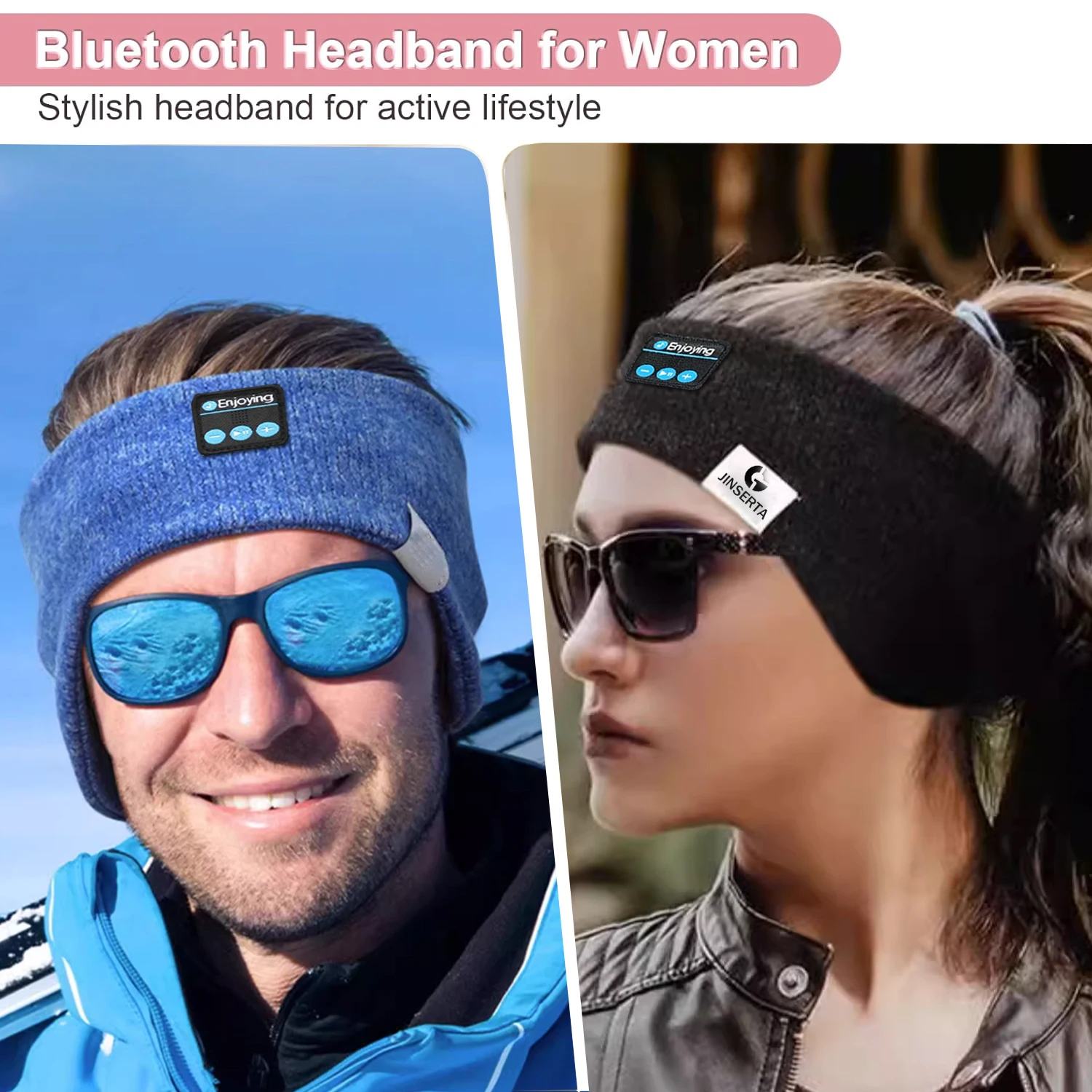 Wireless Bluetooth Headphones Headband Unisex Sports Music Winter Earmuffs Mic Outdoor Ear-Muffs Ear Cover Bluetooth Headset