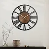 Modern Retro Old Mesh Wall Clock, Round Planet, Living Room, Large, Home, Special, Cross-border, Wholesale 2