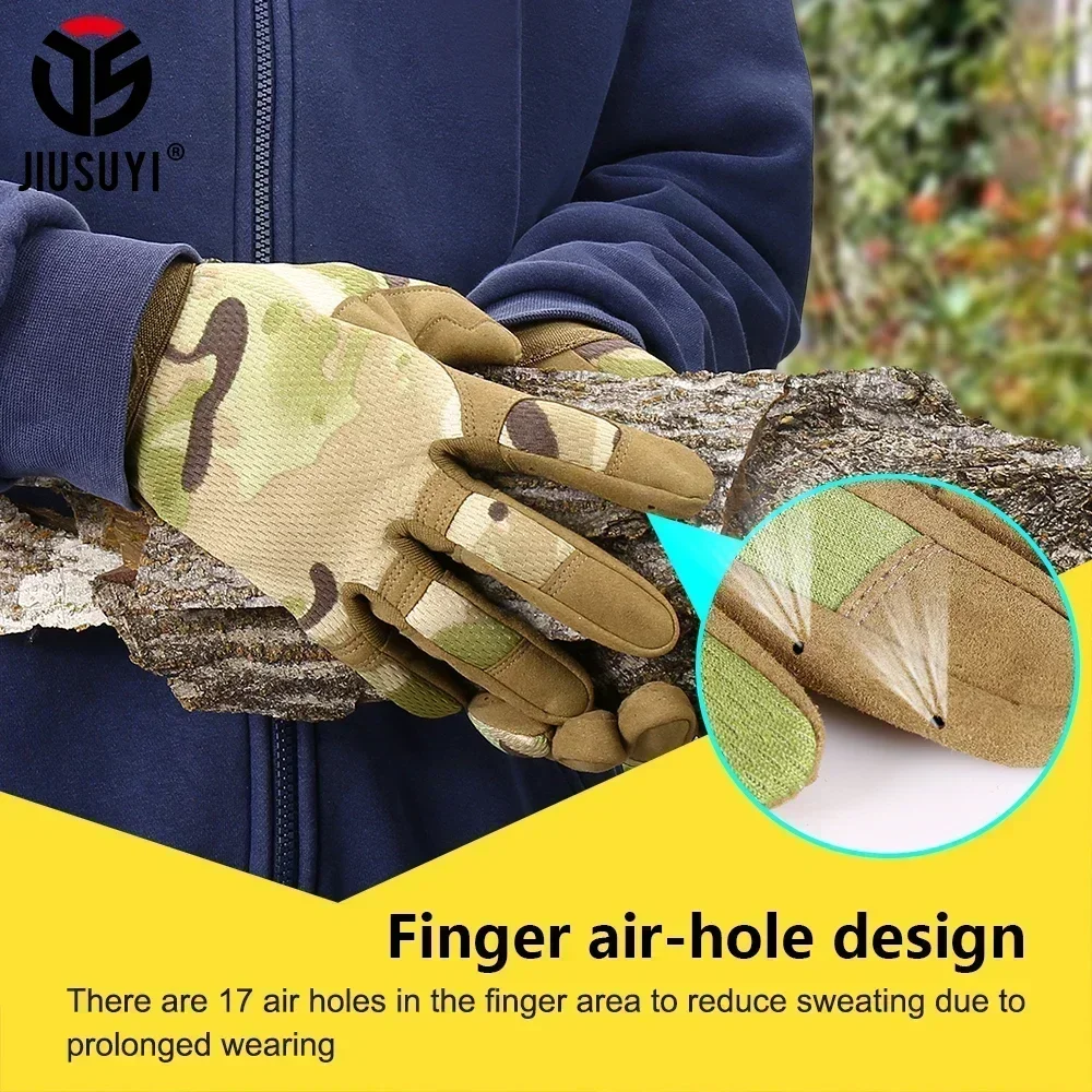 Enhanced Tactical Anti-Skid Outdoor Gloves for Sports & Combat Activities