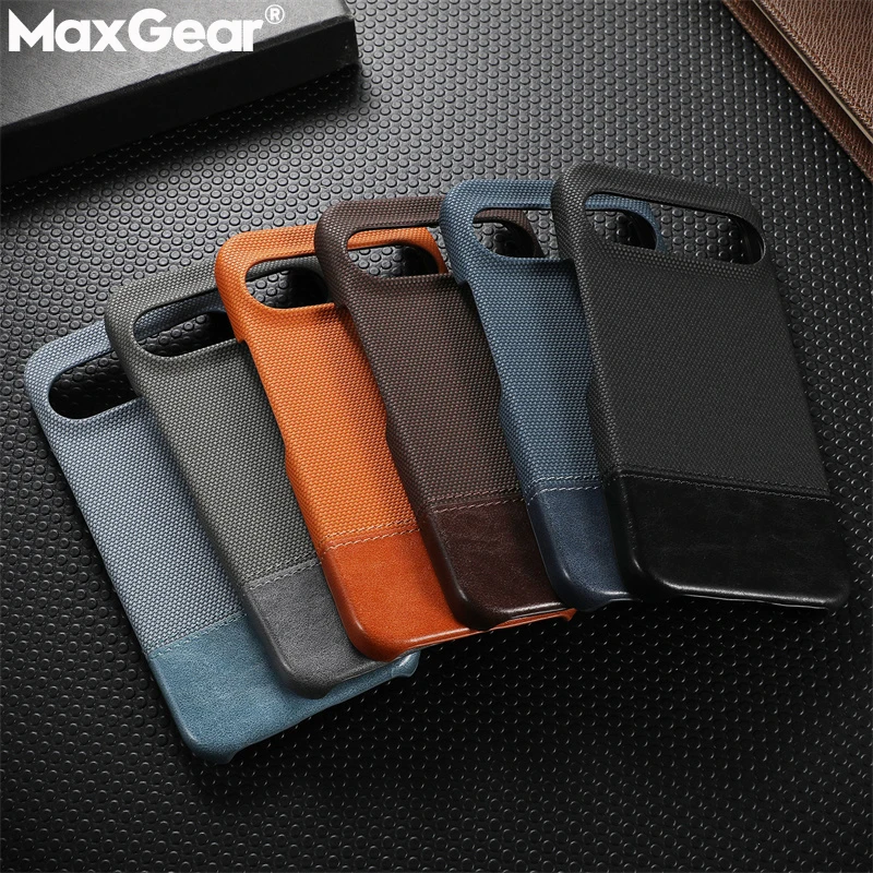 Luxury Matte Cotton Linen Soft Leather Phone Case - Frameless Anti-Fingerprint Shockproof Cover