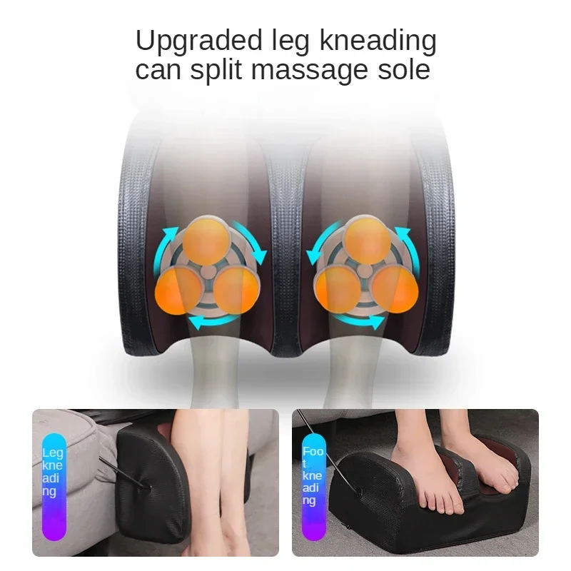 Full Spectrum Massage Cushion - Electric Vibrating Chair for Complete Body Relief, Neck to Leg, Includes Heating Function 4