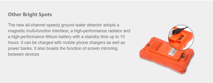 High quality Quick Version Water Finder New ADMT-1200ZN Radar Underwater Detecto