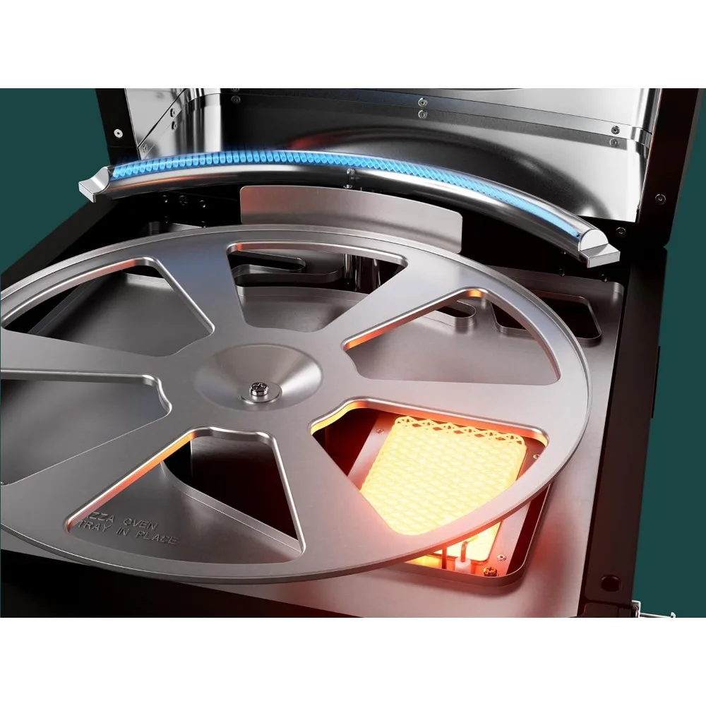 Versa 16 Propane Gas Outdoor Pizza Oven with Rotating Cooking Stone Portable Appliance for all Outdoor Kitchens