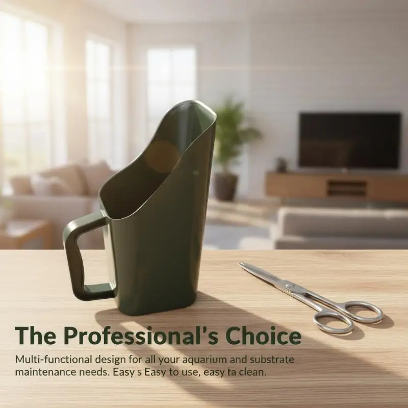 플라스틱 정원용 식물 흙삽 1개, 묘목장 및 화분용 메쉬 체망 필터 삽, 흙 분류용