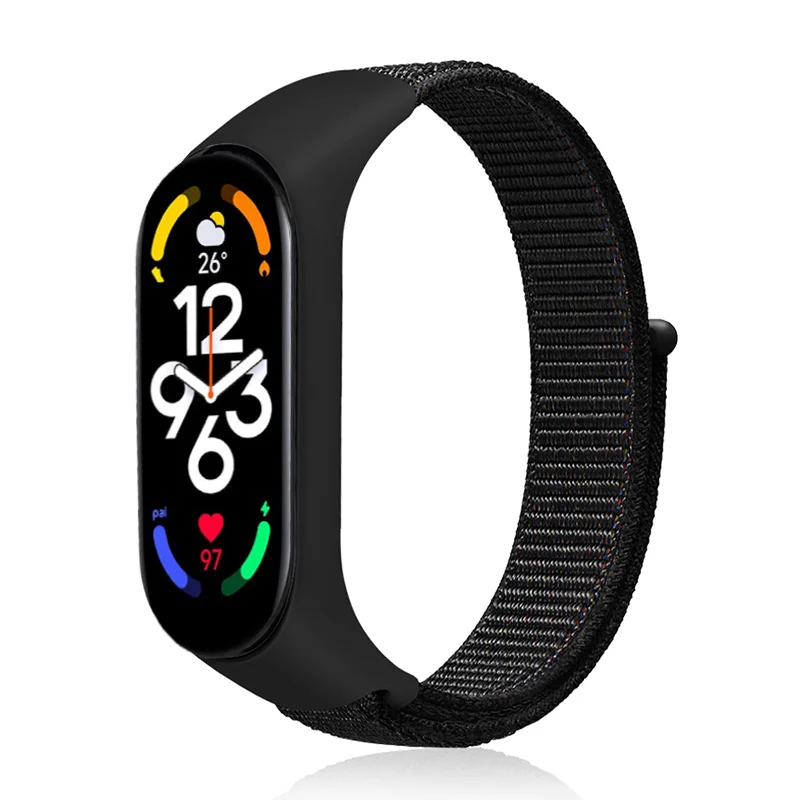Nylon Sport Loop Smartwatch Replacement Wristband Strap