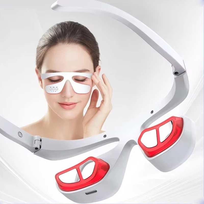 3D Eye Massager Anti-Aging Eye Massager Eyes Fatigue Relief Relaxation Relieve Dark Circles EMS Eye Care Massage Eye Bag Removal