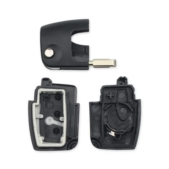 10pcs Chiave telecomando per Ford Focus 2 3 Fiesta C Max Ka Mondeo Galaxy - KEYYOU 10pcs 3 pulsanti Flip pieghevole Car Key Shell Remote Fob Cover per Ford Focus