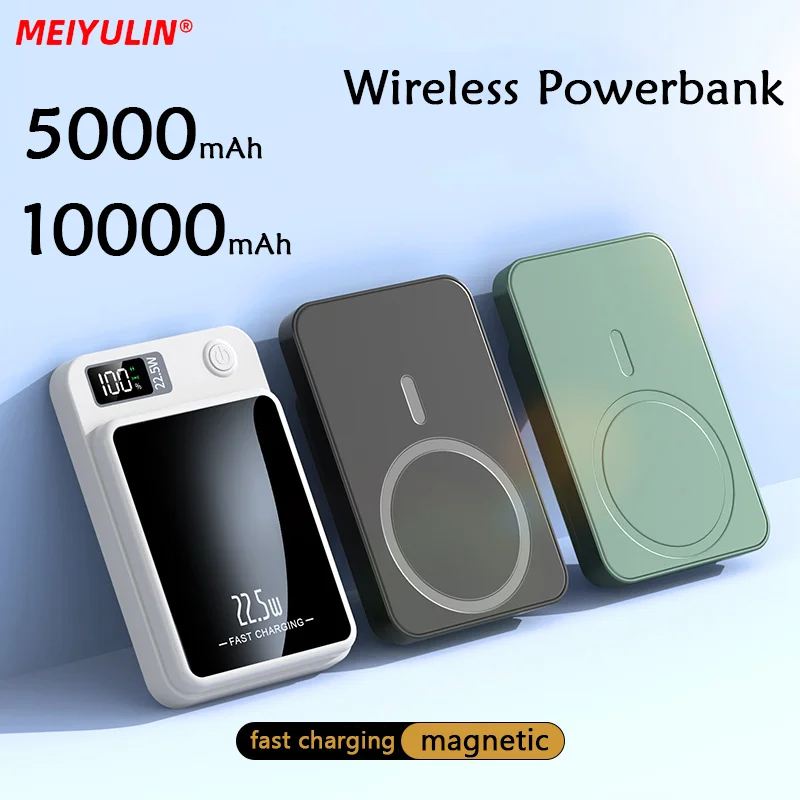 スマホアクセサリー MAGNETIC POWER BANK Amazon.com: Magnetic Power Bank 10,000mAh with Metal