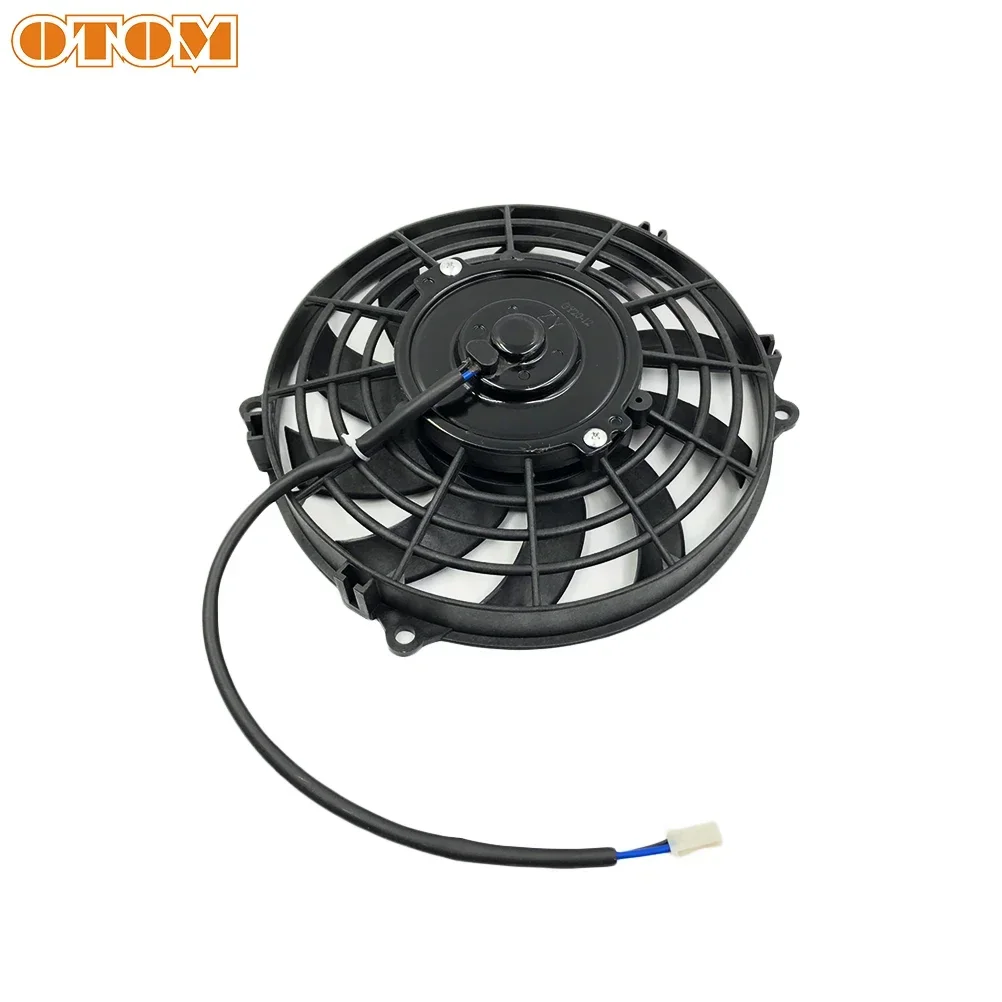 OTOM Motorcycle Radiator Cooling Fan Water Tank Cooling 12v DC Universal Ultrathin Radiator Fan for KTM HONDA YAMAHA SUZUKI