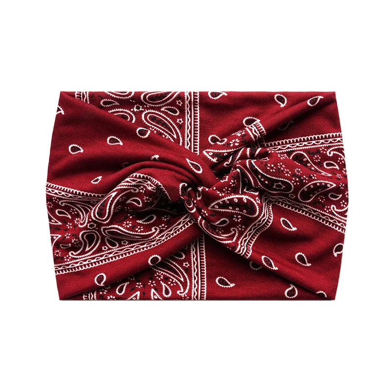 Chic Boho Extra Wide Turban Headbands for Women – Fashionable Workout & Yoga Hair Accessories