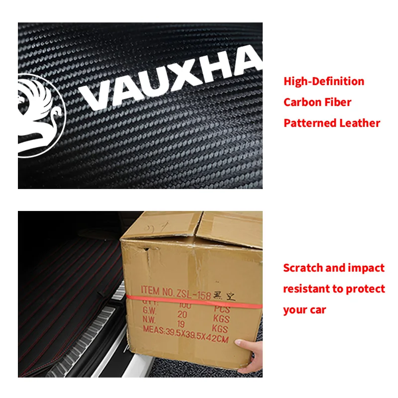 새 차 트렁크 바닥 보호 스티커 (Vauxhall Opel Corsa D, Astra G, GTC, J, H, Vectra, Zafira, Meriva, Junior 차량용)