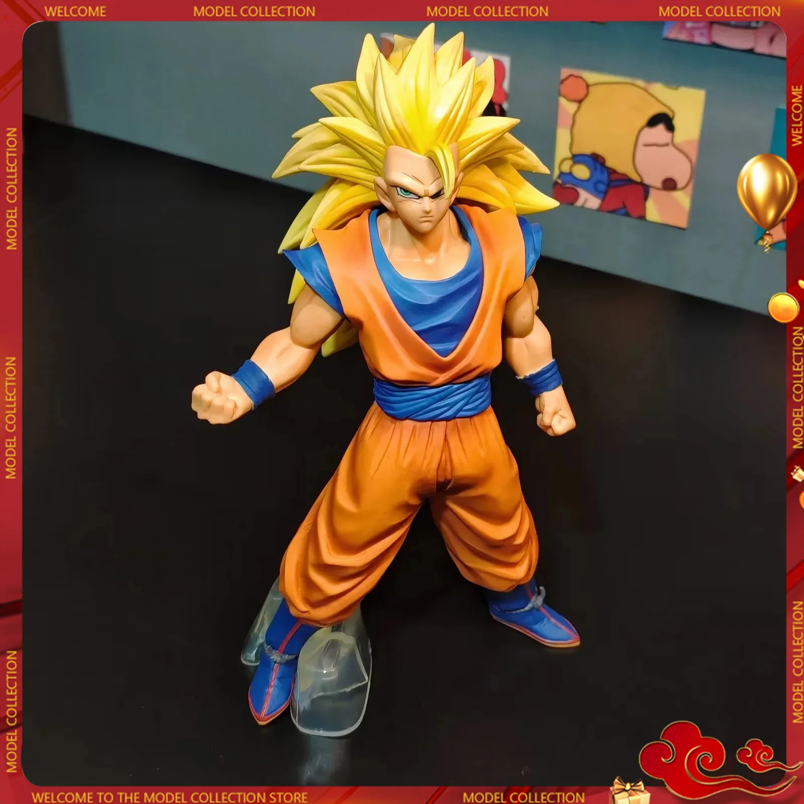 

Dragon Ball Z Son Goku Ssj3 Figure Super Saiyan 3 Goku Action Figures 27cm Pvc Statue Collection Model Toys For Children Gifts