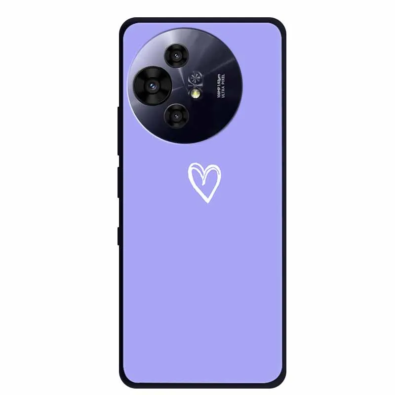 Black Silicone Protective Back Cover - Stylish and Durable Bumper Coque for TCL 50 Pro NxtPaper 5G