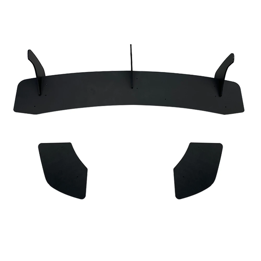 Paraurti posteriore Diffusore Splitter Canard Fin Auto Boot Staffa Spoiler Piastra Labbro Per Volkswagen VW Scirocco R 2015-2016 - immagine 2