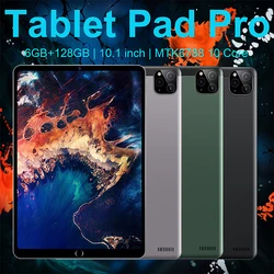 Tablet Pad Pro 10.1 Inch Tablet Android 10 Core 6GB RAM 128GB ROM Tablete Dual Call 4G Network WIFI GPS Google Play Tablets PC