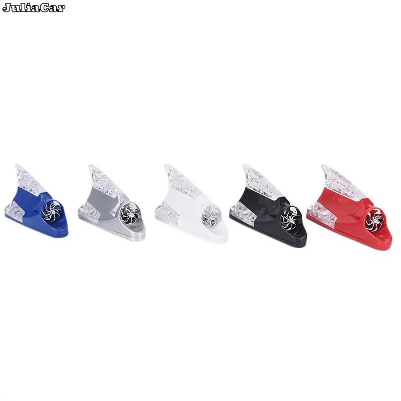 Auto Wind Power Led Anti Collision Light Shark Fin Antenna Avvertimento Flash Lamp
