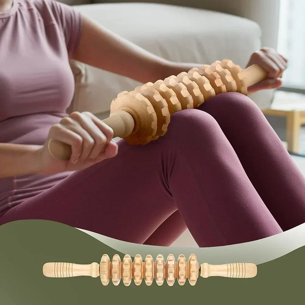 Outils de thérapie par le bois Guasha Outil anti-rouleau portatif pour massage de la cellulite Cube de massage en bois_voghion.com