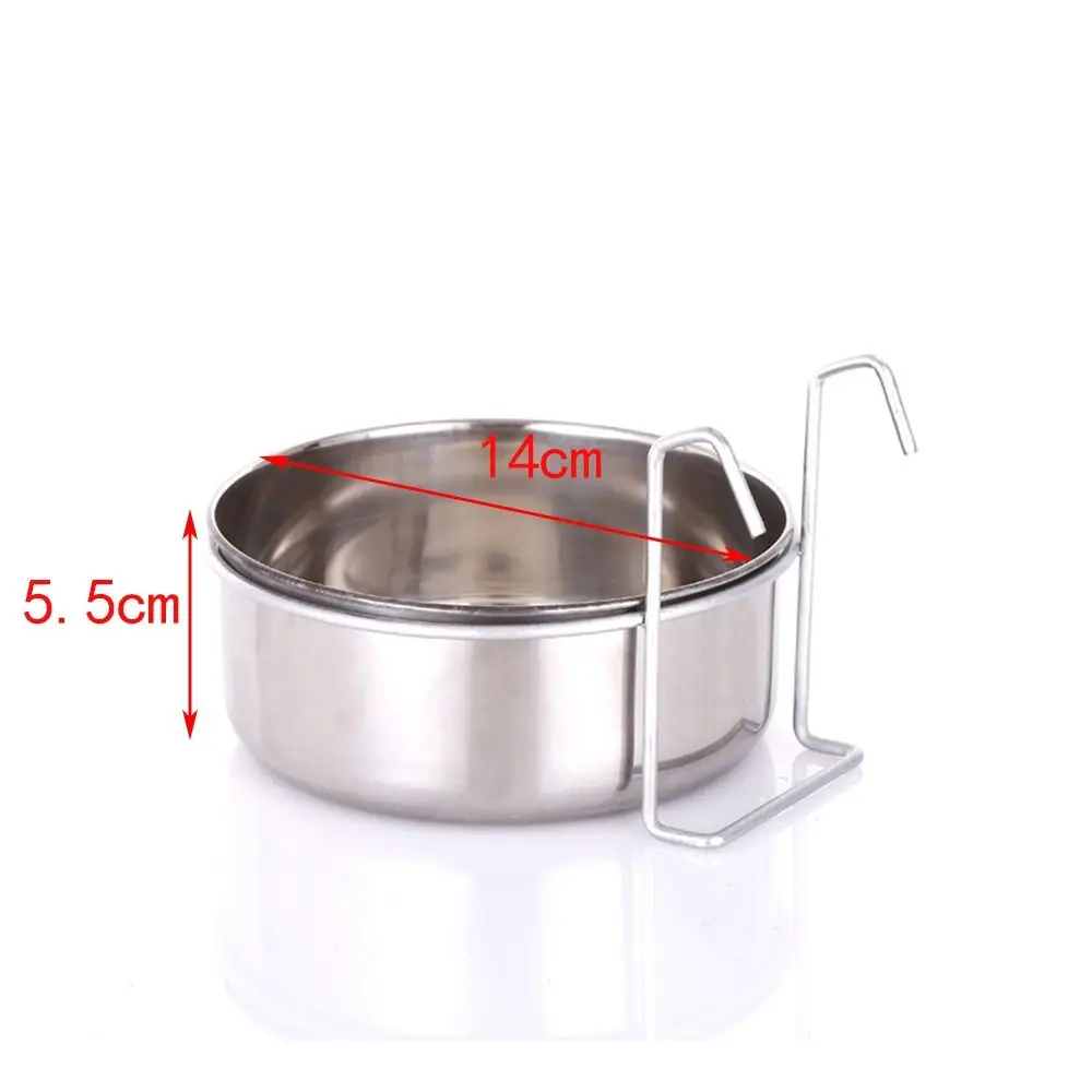 Title 8, Durable Stainless Steel Hanging Pet Feeding Too...