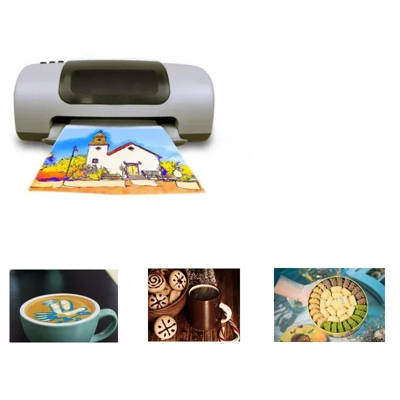 Coffee Printer Decoration DIY Ink for Compatible for Epson T1291 T1292 T1293 T1294 Stylus SX235W SX525WD SX535WD SX620FW