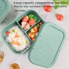 1PCS Microwave Lunch Box Silicone Bowl Dinnerware Food Storage Container Children School Office Portable Baby Feeding Bento Box 5