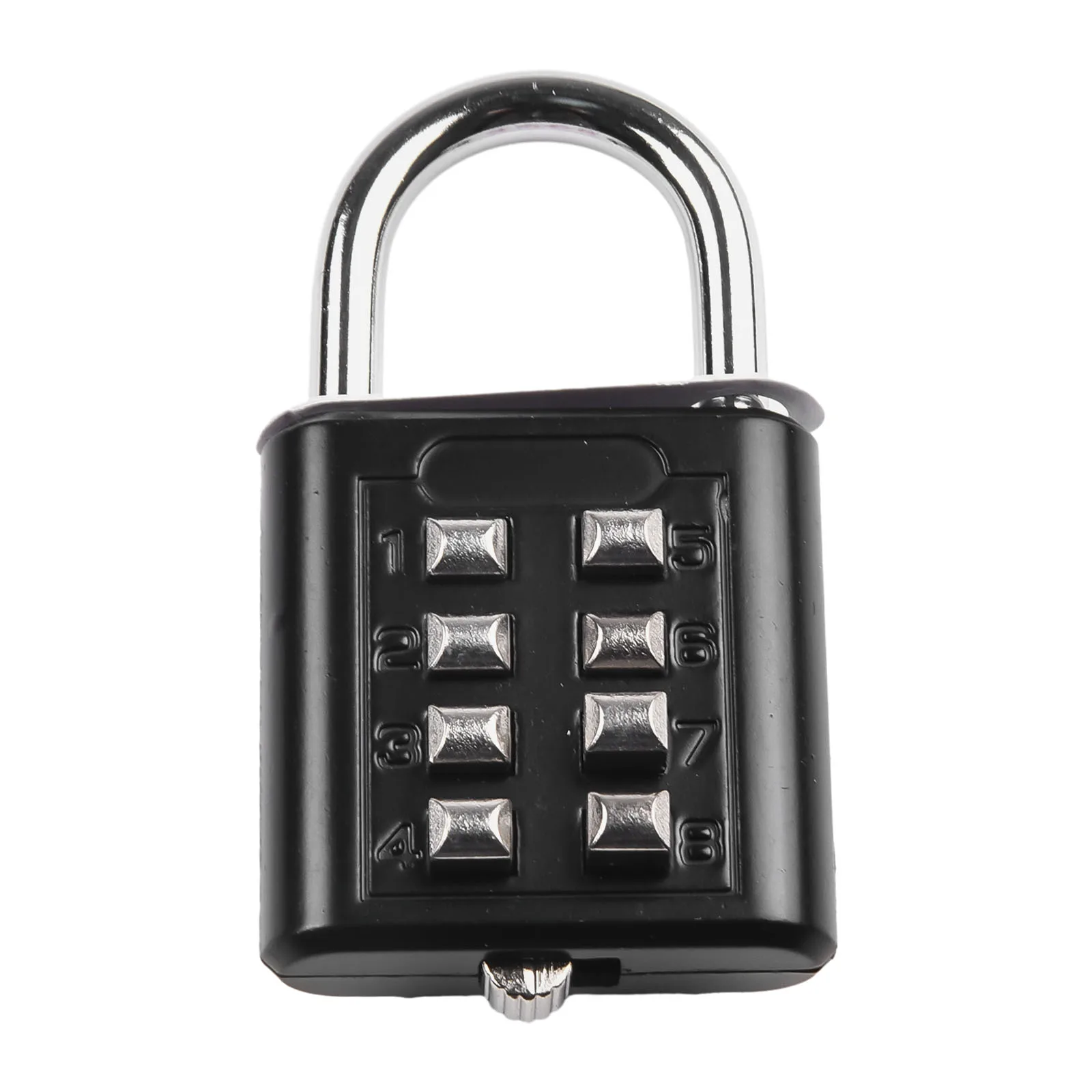 Lock Body Manual Measurement Deviation Lock Body Lockers Password Lock Zinc Alloy Solid Steel Steel Shackle Black