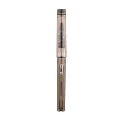 Elegant Fountain Pen with Fine Nib for Business and School Use (Transparent black)