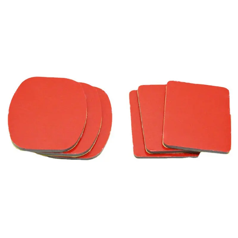 Fixation casque avec autocollants adhésifs double face pour caméra action, lot de 6 en action.