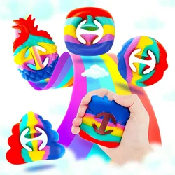 Pince à main pour les doigts, anti stress, anti stress, Simple, à serrer, pour les enfants et les adultes, idée cadeau sensoriel 