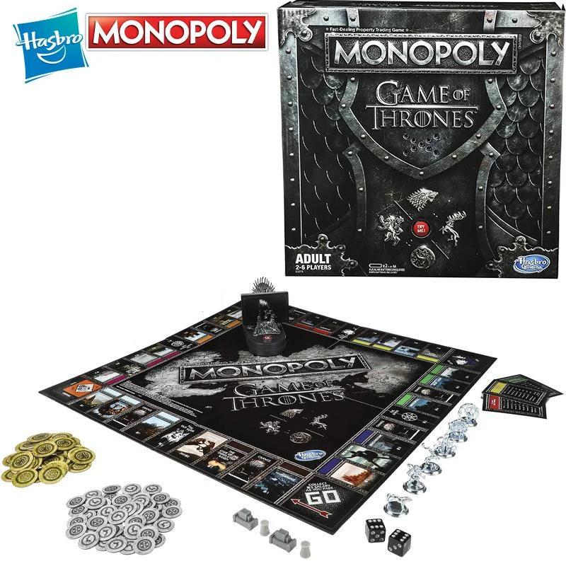 component parlement Verkeerd Monopoly Spel Hasbro Of Thrones Board Spel Voor Volwassenen Geweldig Spel  Voor Familie En Vrienden Verzamelen E3278| | - AliExpress