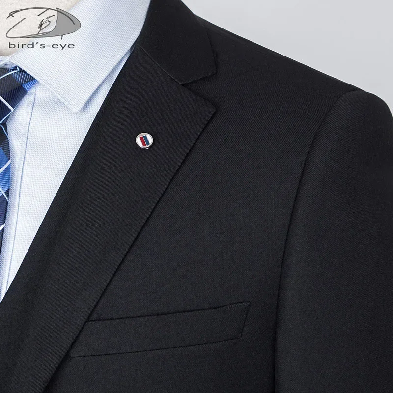 8XL Mens Wedding Suits Solid Color Lapel 2Button Business Suits Tuxedo 3 Pcs Coats Groom Terno For Men (Jacket+Vest+Pants)