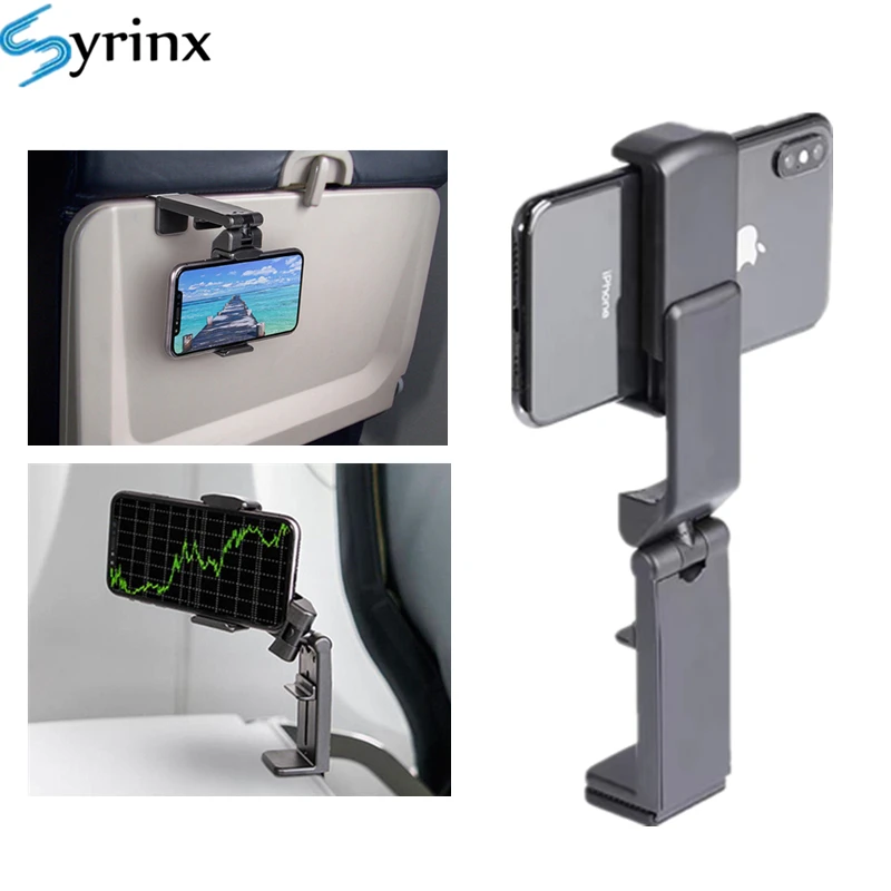 Airplane Phone Holder Portable Travel Stand Desk Flight Foldable ...