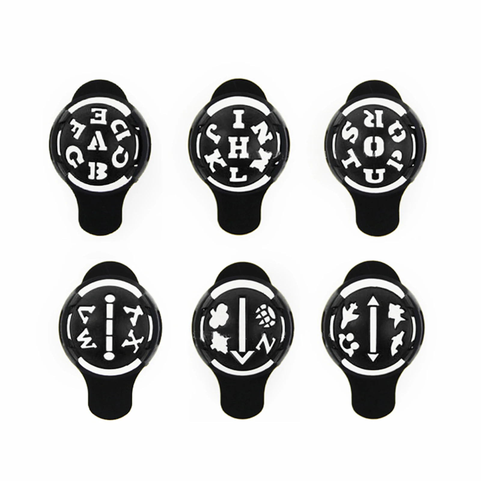 Golf Ball Line Marker Golf Scriber Accessories Training Aids Multi-Template Drawing Alignment Marks Tool With Marker Base