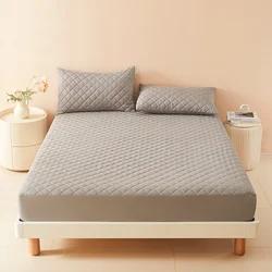 Deluxe 3D Air Fabric Waterproof Mattress Protector - Soft, Breathable & Thick Cover - 120x200x30cm (Light Grey)