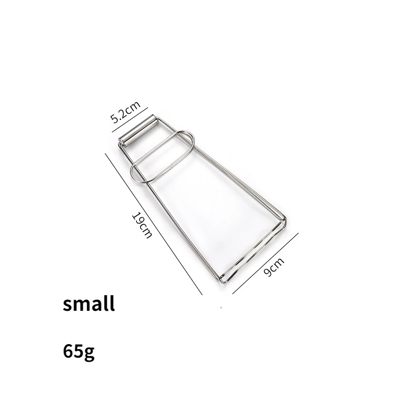 Stainless Steel Foldable Hot Dish Clamp Anti-Scald Bowl Clip Plate Pot Gripper Kitchen Utensil Holder Tool face protector
