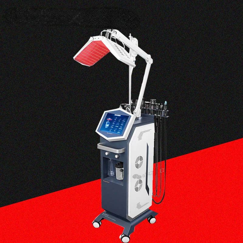 

Oxygen Power Skin Beauty Comprehensive Instrument for Beauty Salons Skin Cleaning Red Blue Light Acne Treatment Toner Oxygen Inj