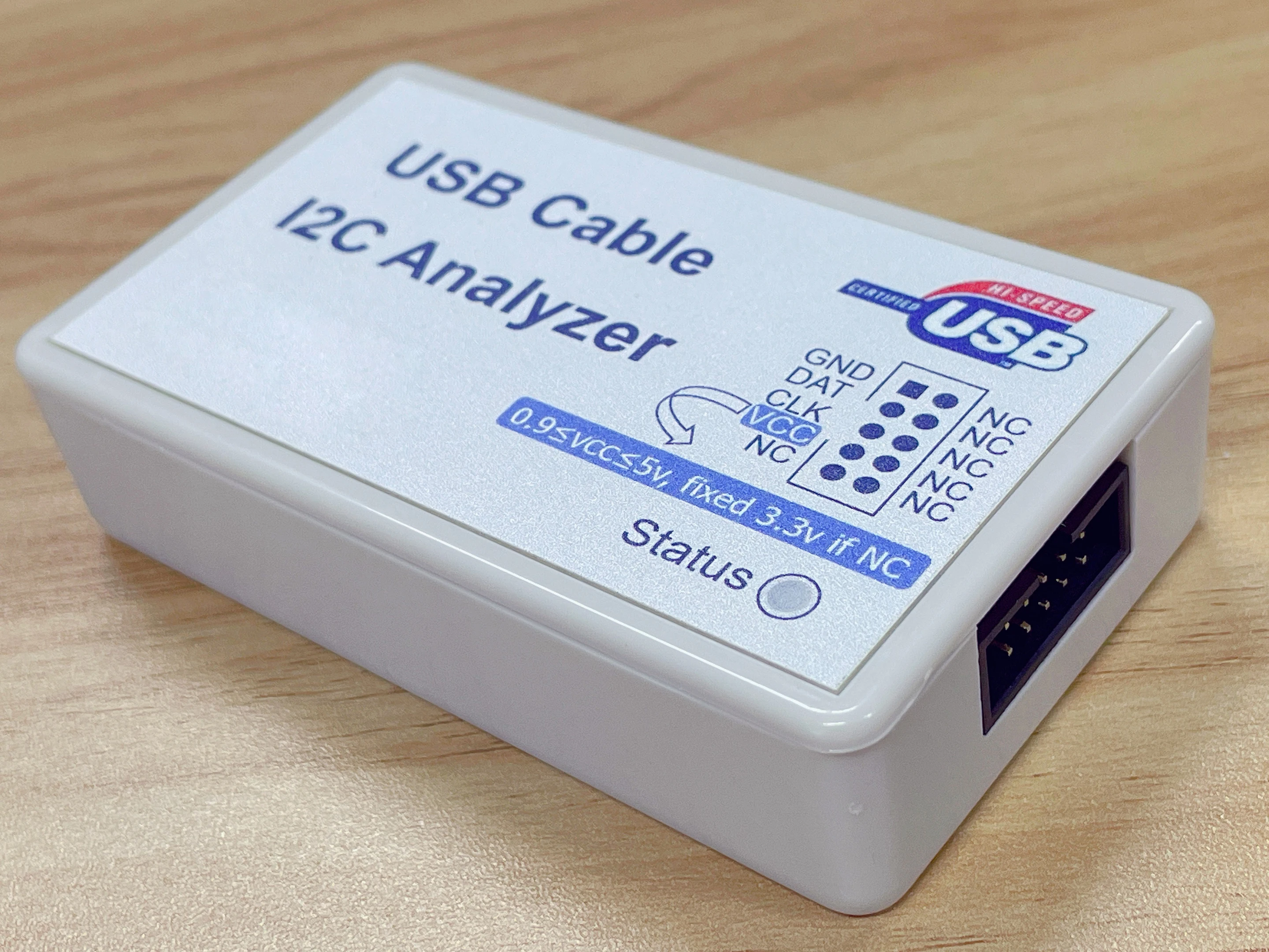 

USB-анализатор шины I2C для ПК, поддерживает напряжение шины I2C 0,9 в-5 в, анализатор I2C