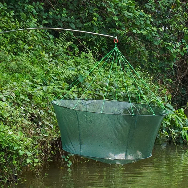 Trappola Per Granchi E Gamberetti Pieghevole – Rete Da Pesca Con Custodia Portatile, Attrezzatura Da Esca