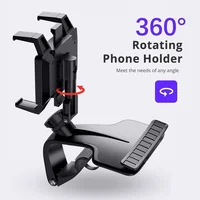 Universal Dashboard Car Phone Holder with Parking Number Plate 360 Degree Rotatable Auto Mobile Phone Clip Bracket for Iphone - Image 5