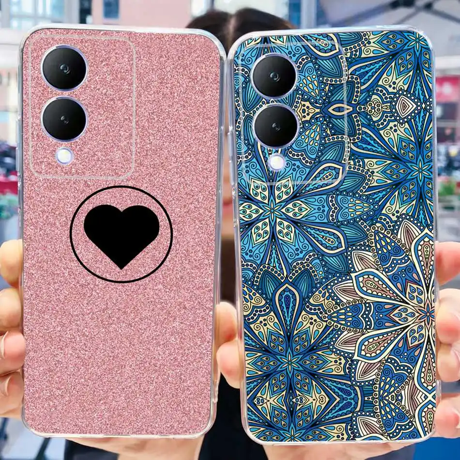 Elegant Pattern Soft Silicone TPU Phone Back Cover in 2023