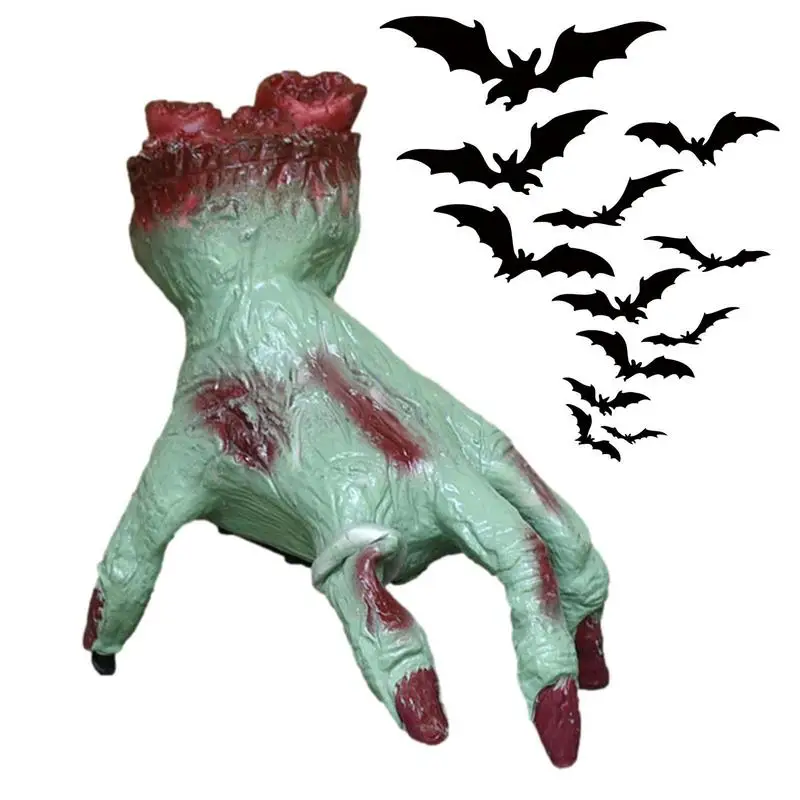 

Severed Hand Prop Scary Battery Powered Crawling Hand Realistic Activated Dead Body Parts For Bar Ghost Festival Masquerade