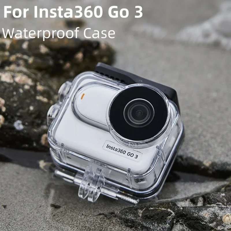 Custodia Impermeabile Per Insta360 Go 3 Tranparent Diving Shell Per Insta360 Go 3 Accessori Per Fotocamere Elettroniche Per Insta360 Go 3