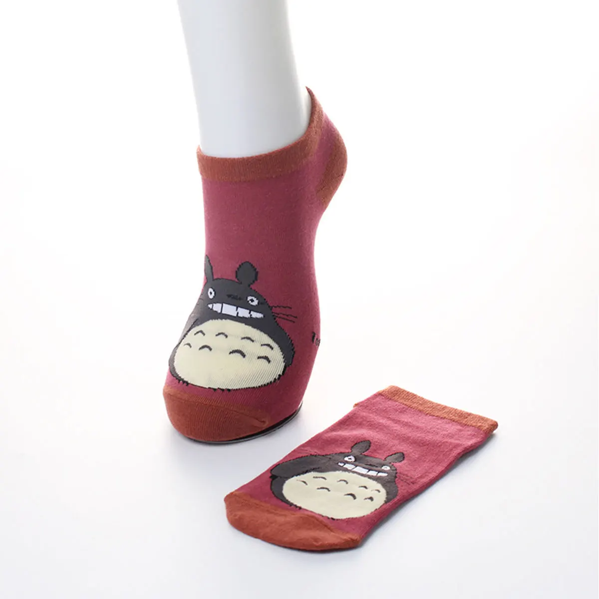 Anime cartoon big cat socks cosplay cute animals invisible boat socks anime pattern women's socks anime socks cosplay props