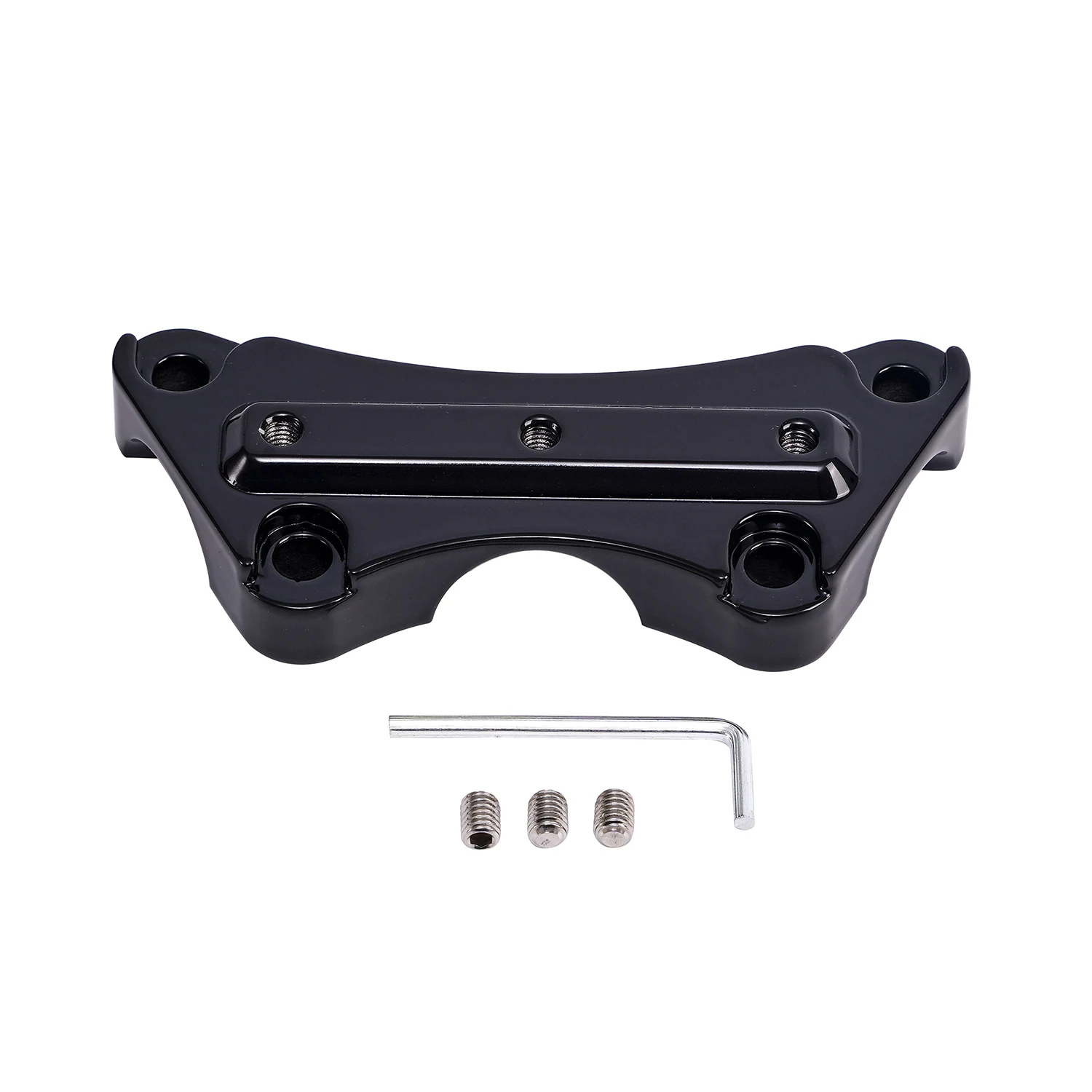 1 ''Manubrio Riser Top Clamp Cover Fit Harley Touring Electra Glide Street Glide Road Glide Road King Ultra Classic 1993-2014