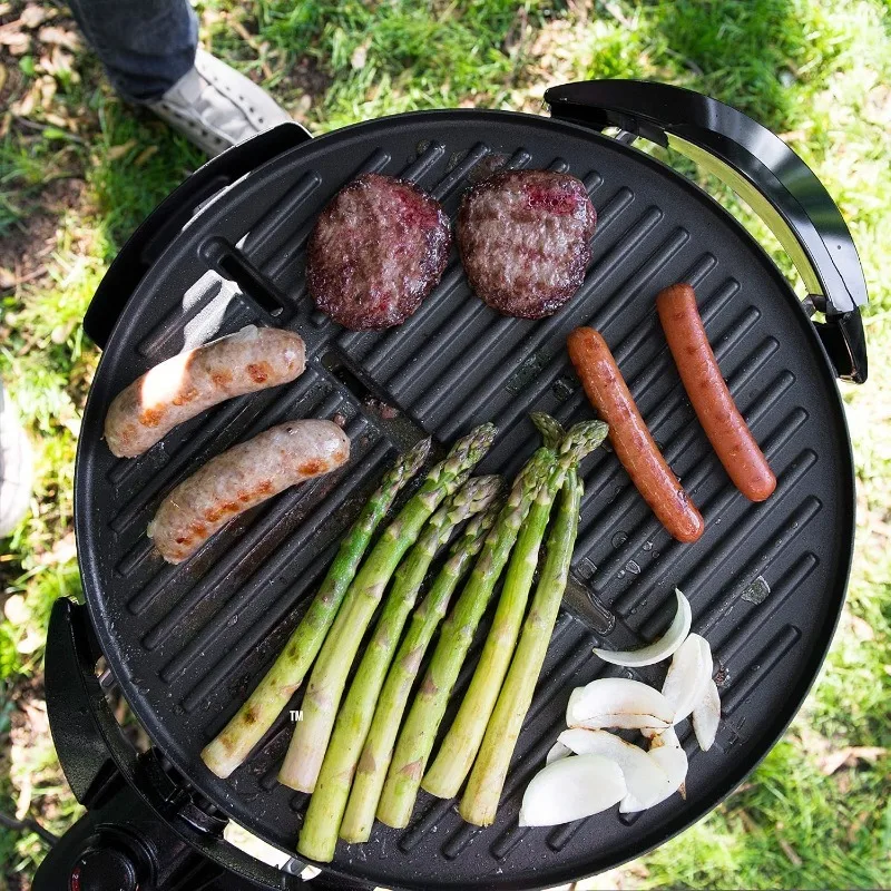 GIO2000BK Indoor/Outdoor Electric Grill, 15-Serving, black 5